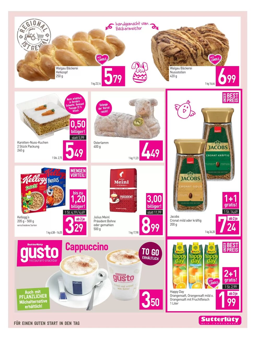 Sutterlüty Flugblatt (ab 26.03.2026) - Angebote und Prospekt - Seite 3