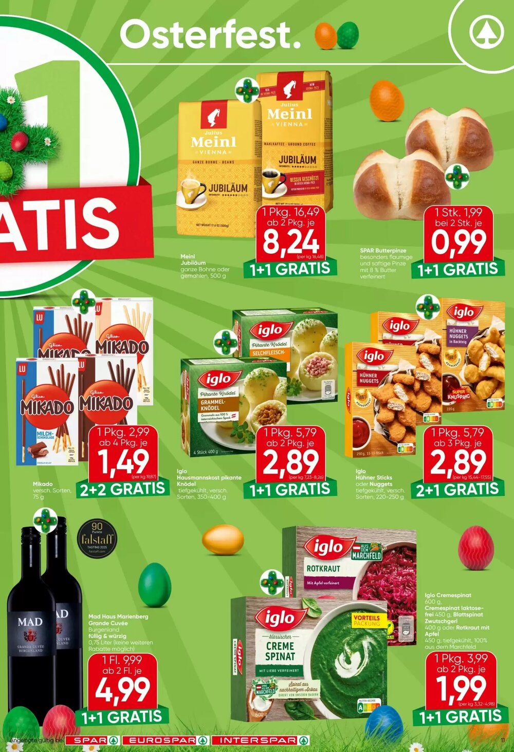 Spar Flugblatt (ab 26.03.2026) - Angebote und Prospekt - Seite 11
