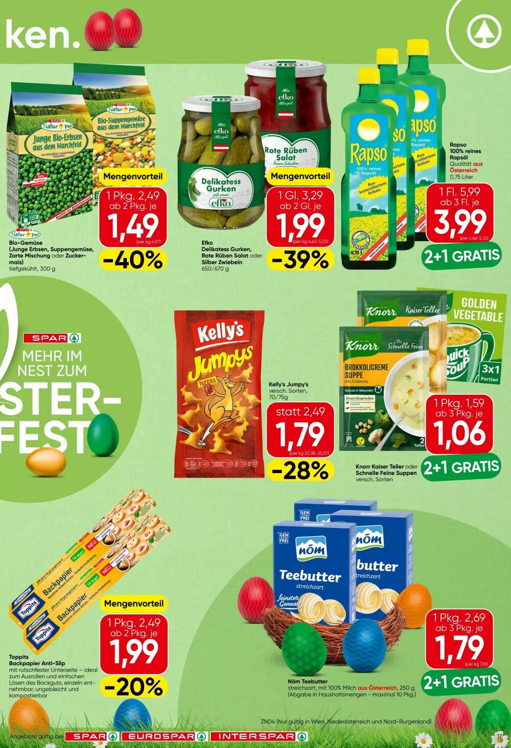Spar Flugblatt (ab 26.03.2026) - Angebote und Prospekt - Seite 17