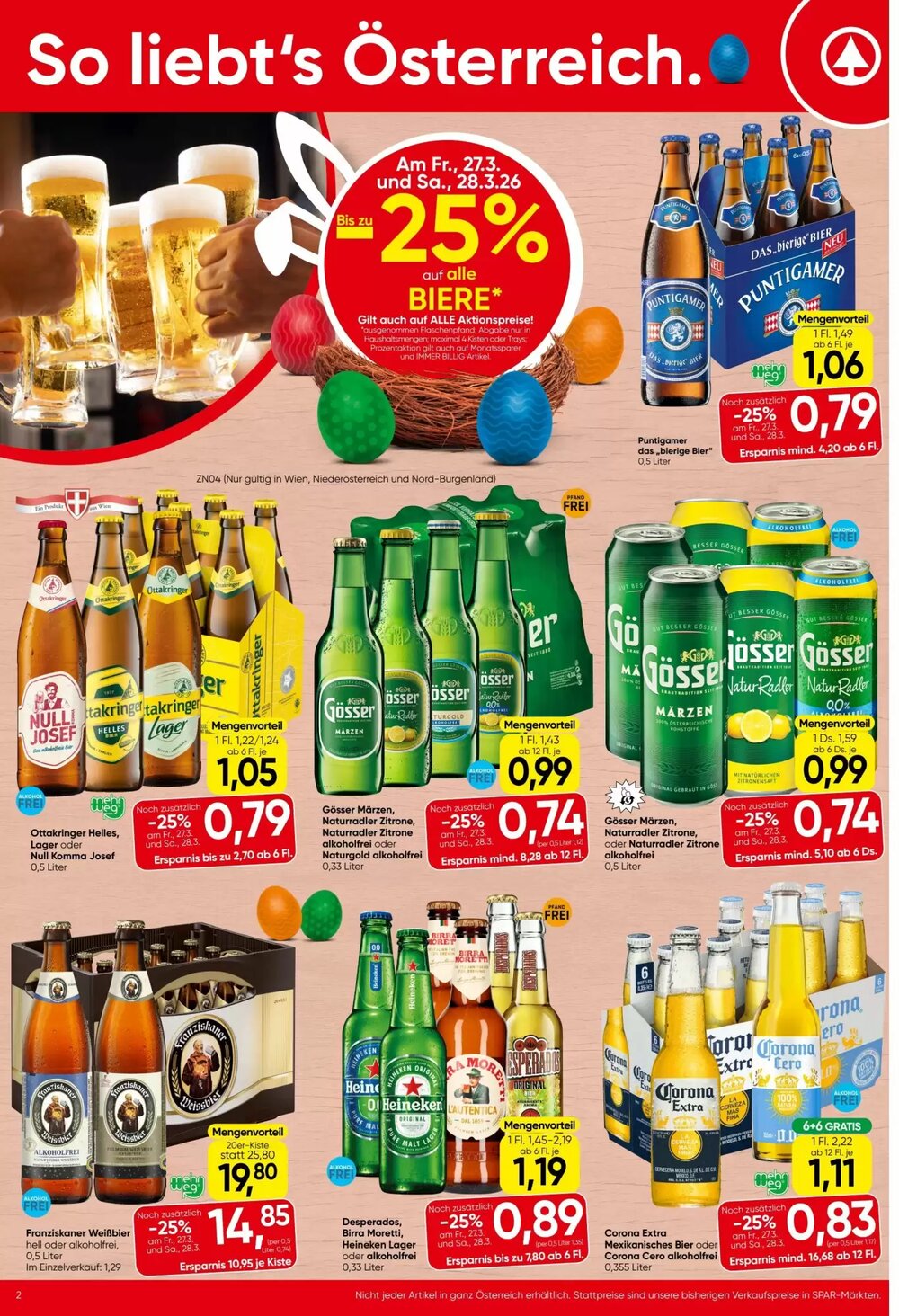 Spar Flugblatt (ab 26.03.2026) - Angebote und Prospekt - Seite 2