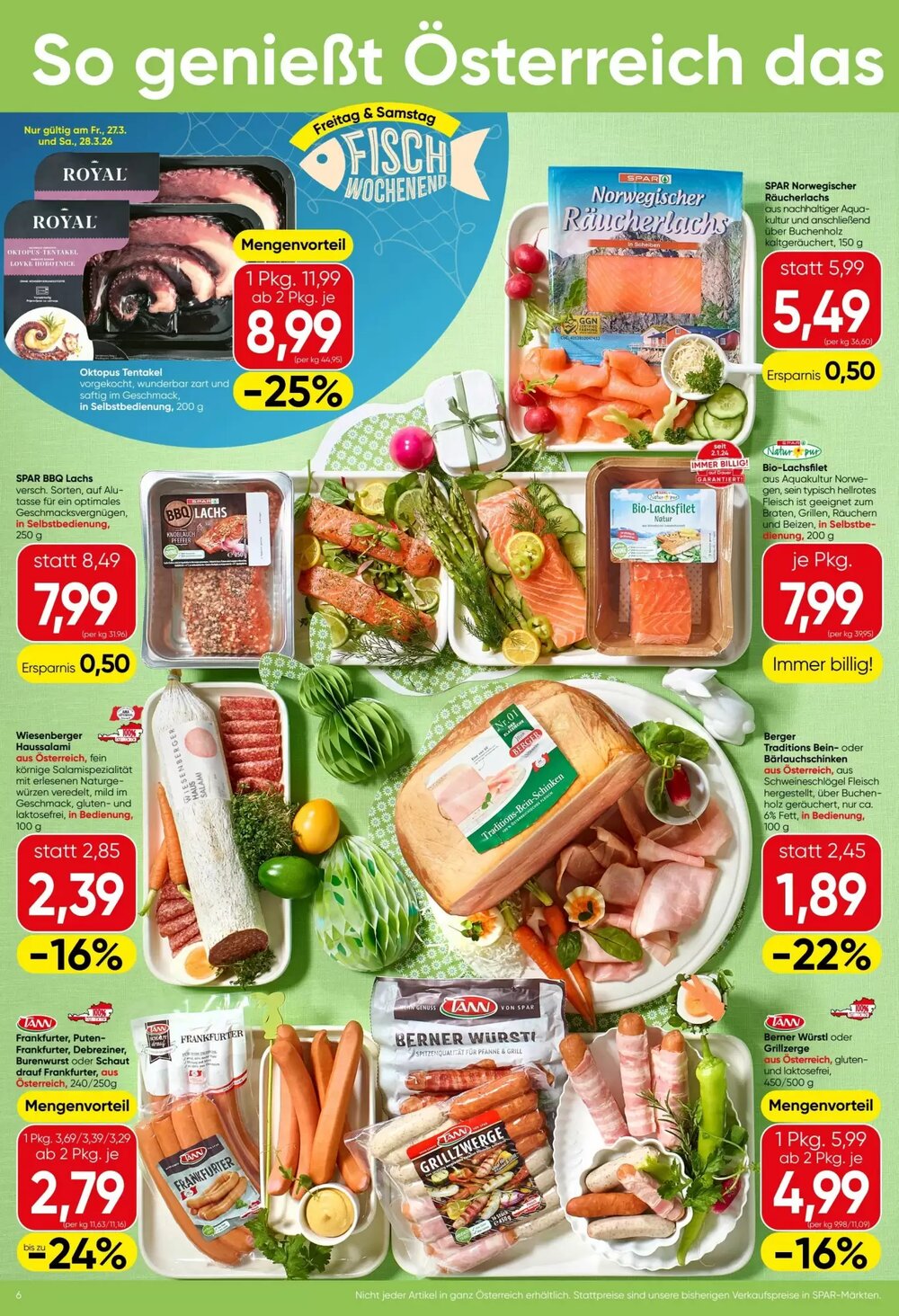 Spar Flugblatt (ab 26.03.2026) - Angebote und Prospekt - Seite 6