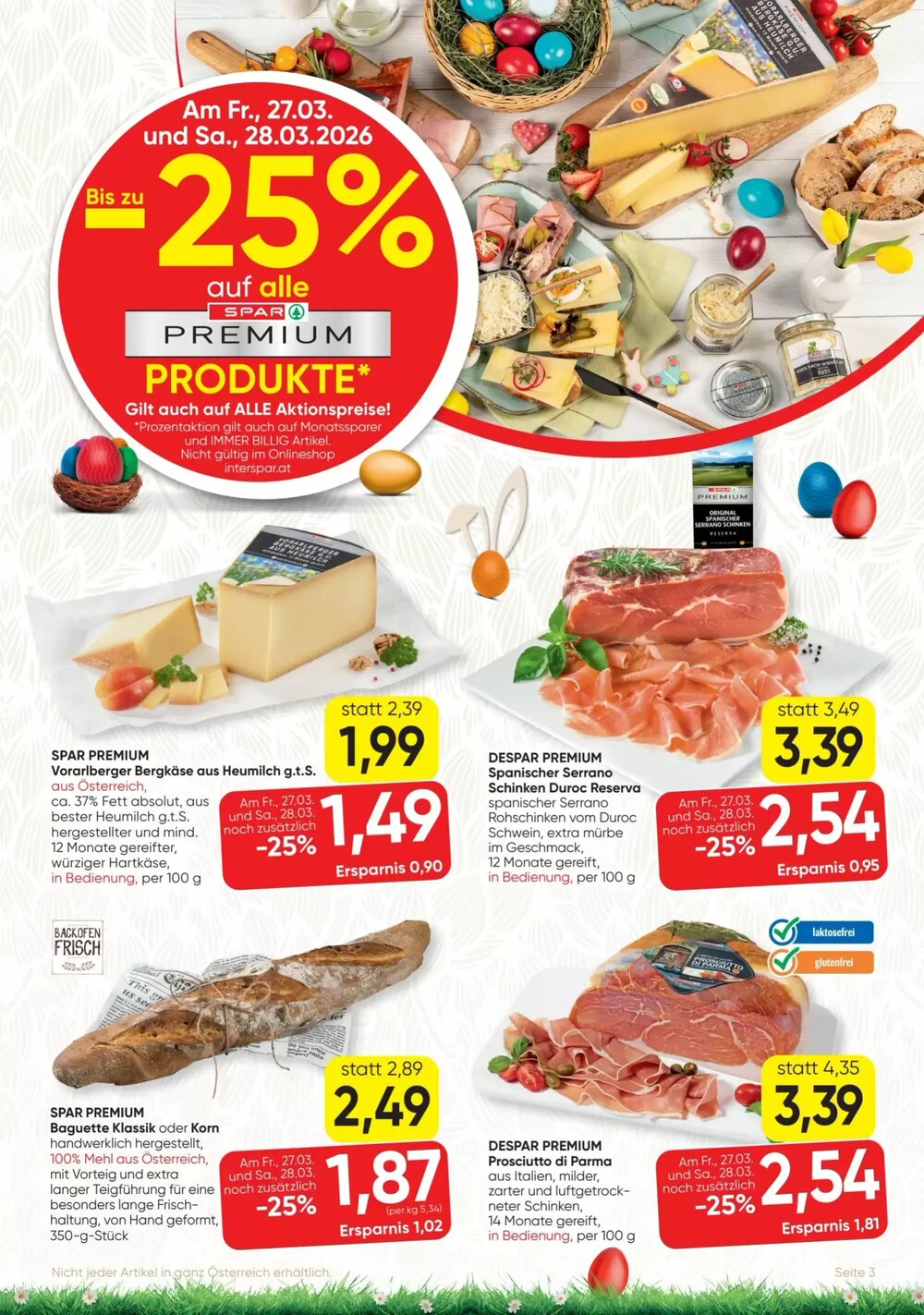 SPAR Gourmet Flugblatt (ab 26.03.2026) - Angebote und Prospekt - Seite 3
