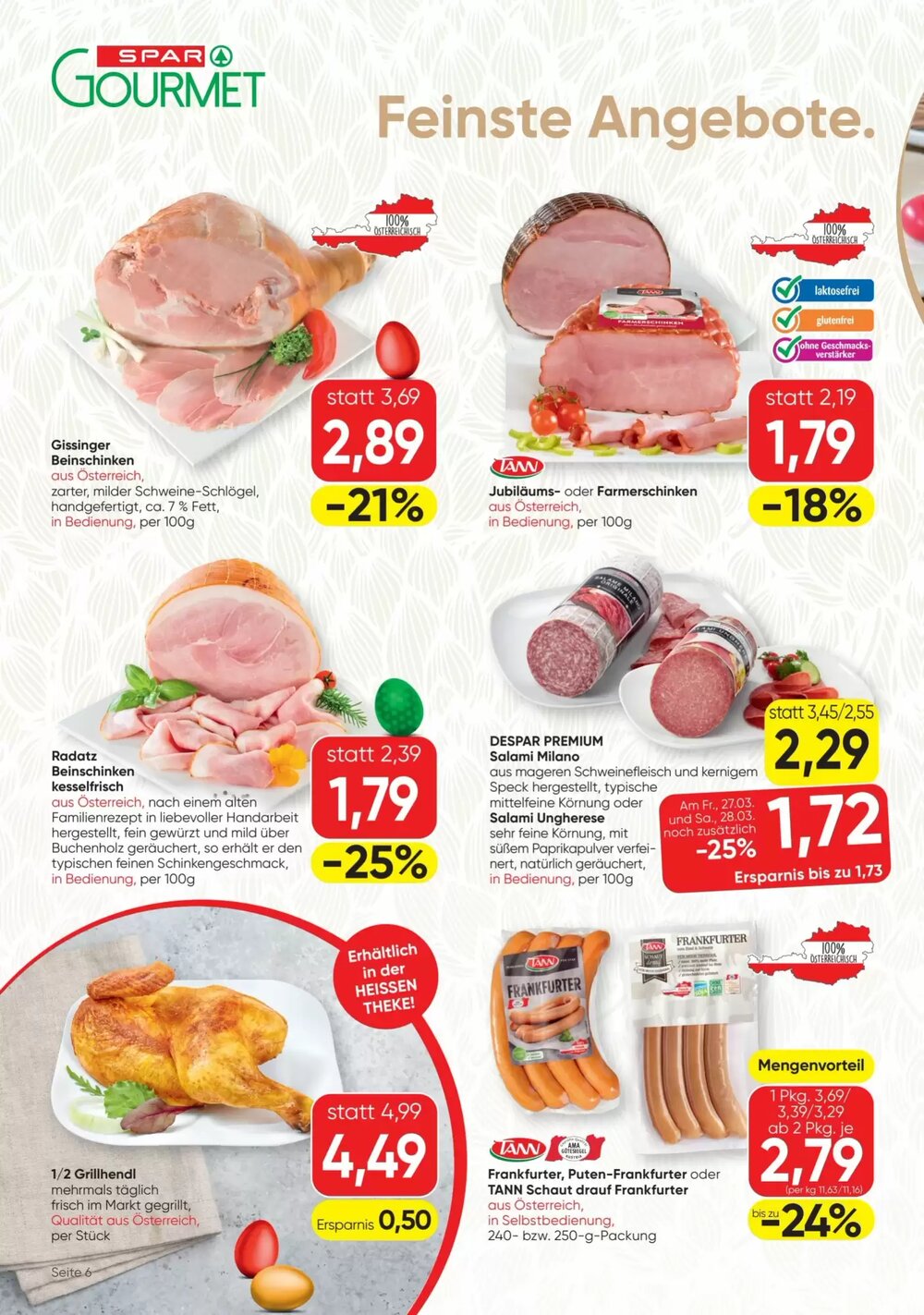 SPAR Gourmet Flugblatt (ab 26.03.2026) - Angebote und Prospekt - Seite 6