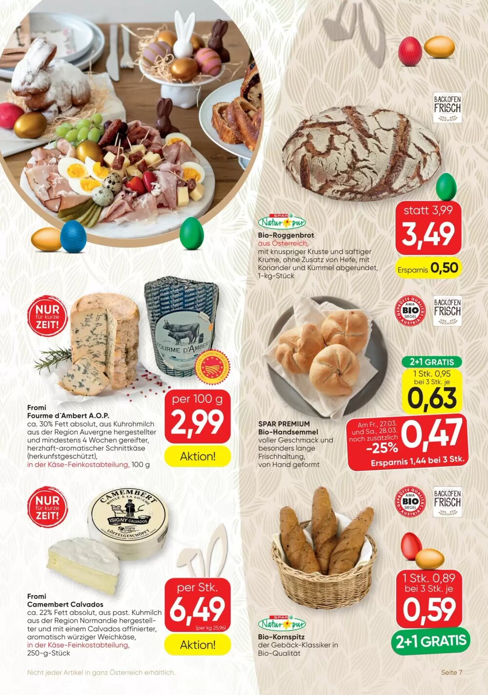 SPAR Gourmet Flugblatt (ab 26.03.2026) - Angebote und Prospekt - Seite 7