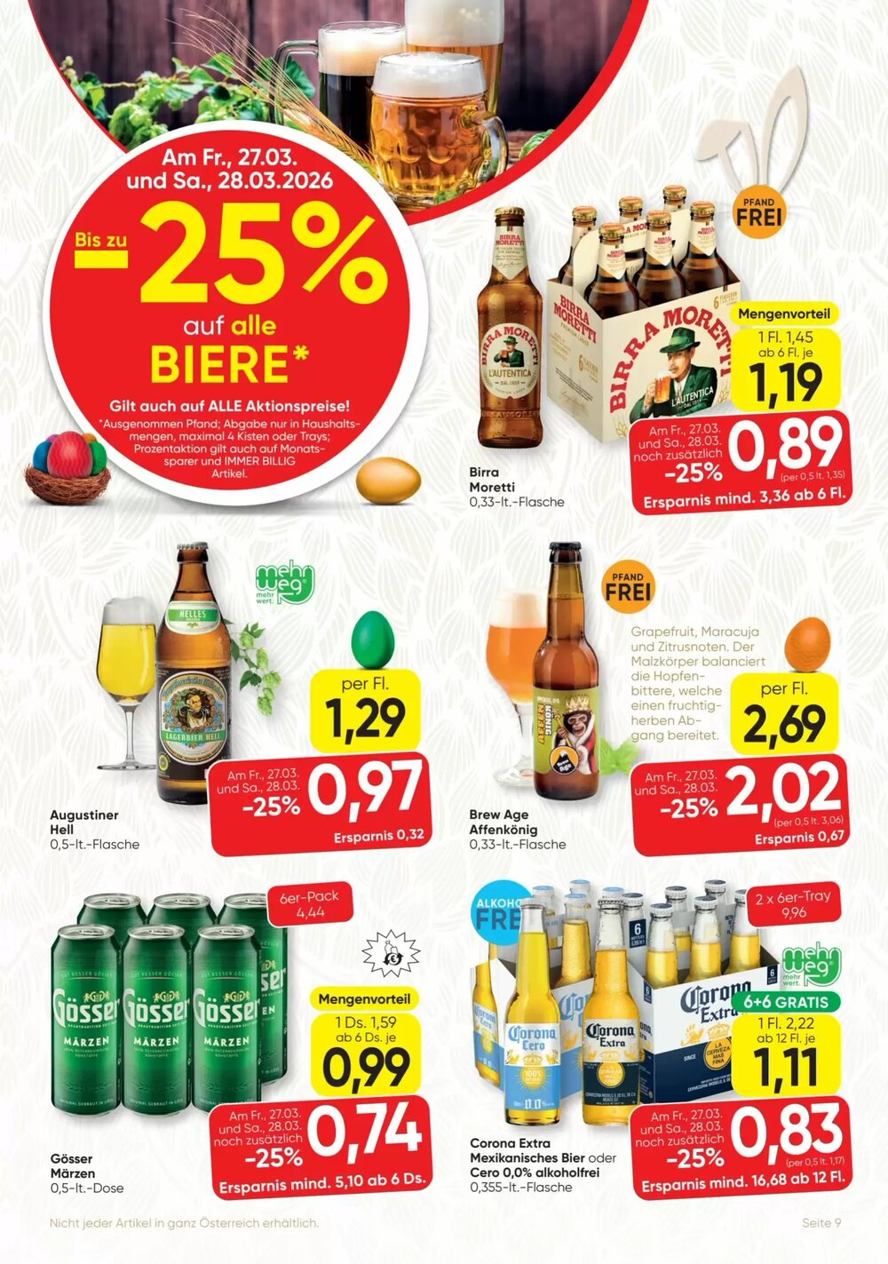 SPAR Gourmet Flugblatt (ab 26.03.2026) - Angebote und Prospekt - Seite 9