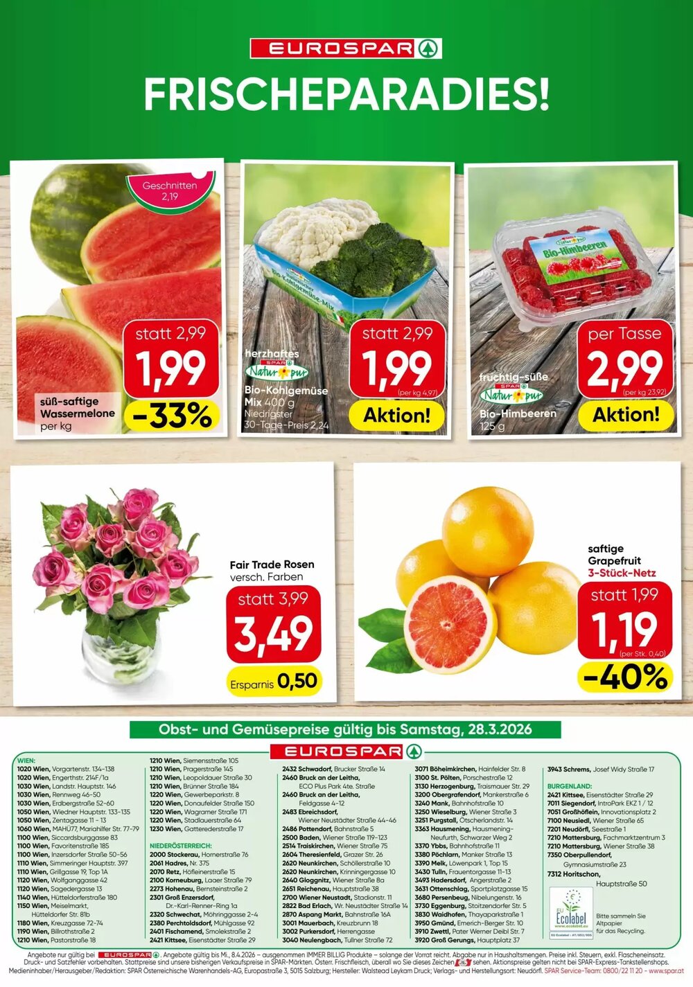 Eurospar Flugblatt (ab 26.03.2026) - Angebote und Prospekt - Seite 16