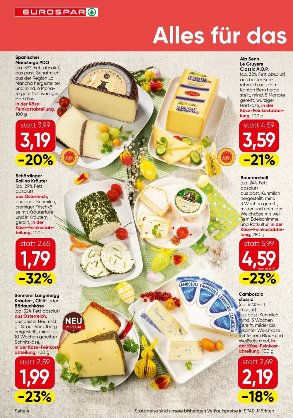 Eurospar Flugblatt (ab 26.03.2026) - Angebote und Prospekt - Seite 4