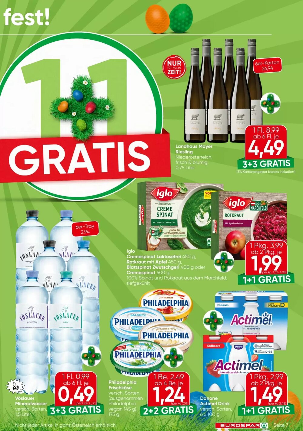 Eurospar Flugblatt (ab 26.03.2026) - Angebote und Prospekt - Seite 7