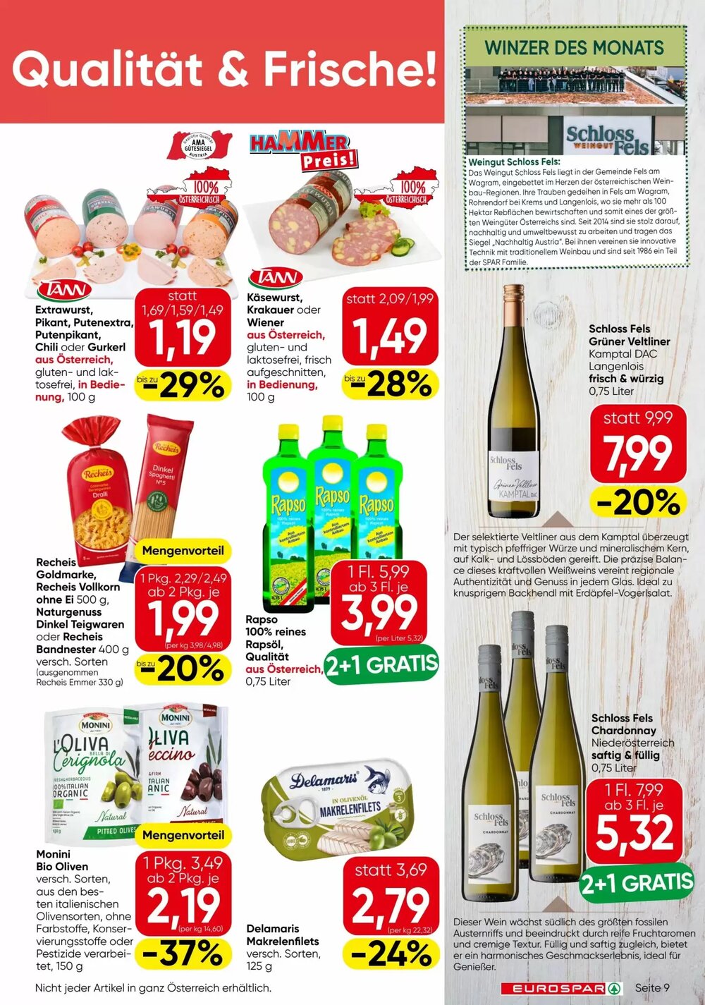 Eurospar Flugblatt (ab 26.03.2026) - Angebote und Prospekt - Seite 9