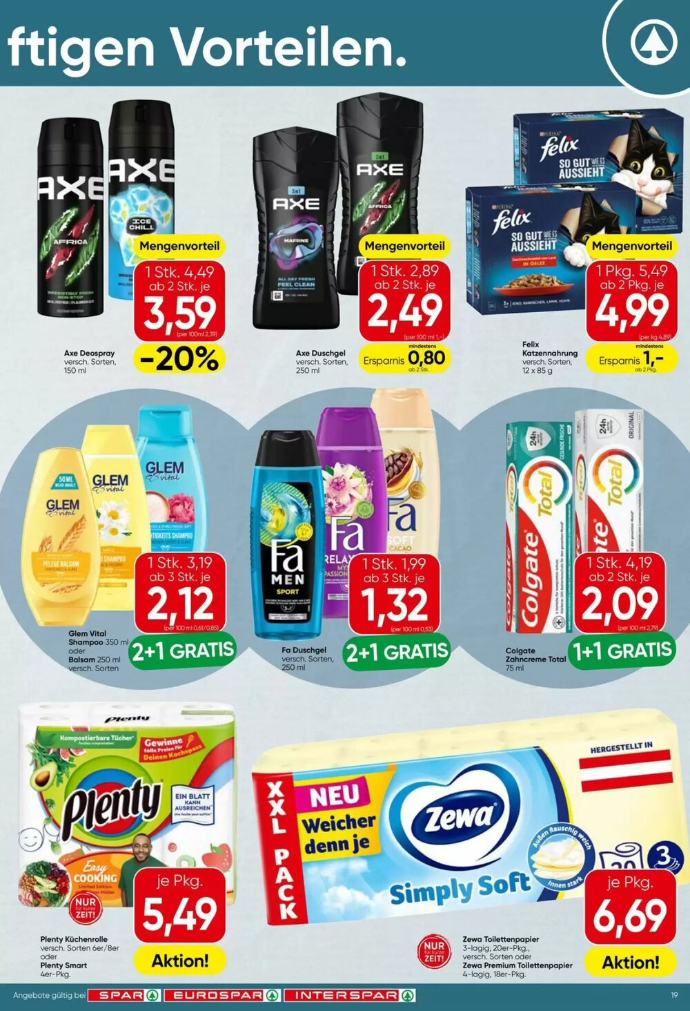 Eurospar Flugblatt (ab 26.03.2026) - Angebote und Prospekt - Seite 19