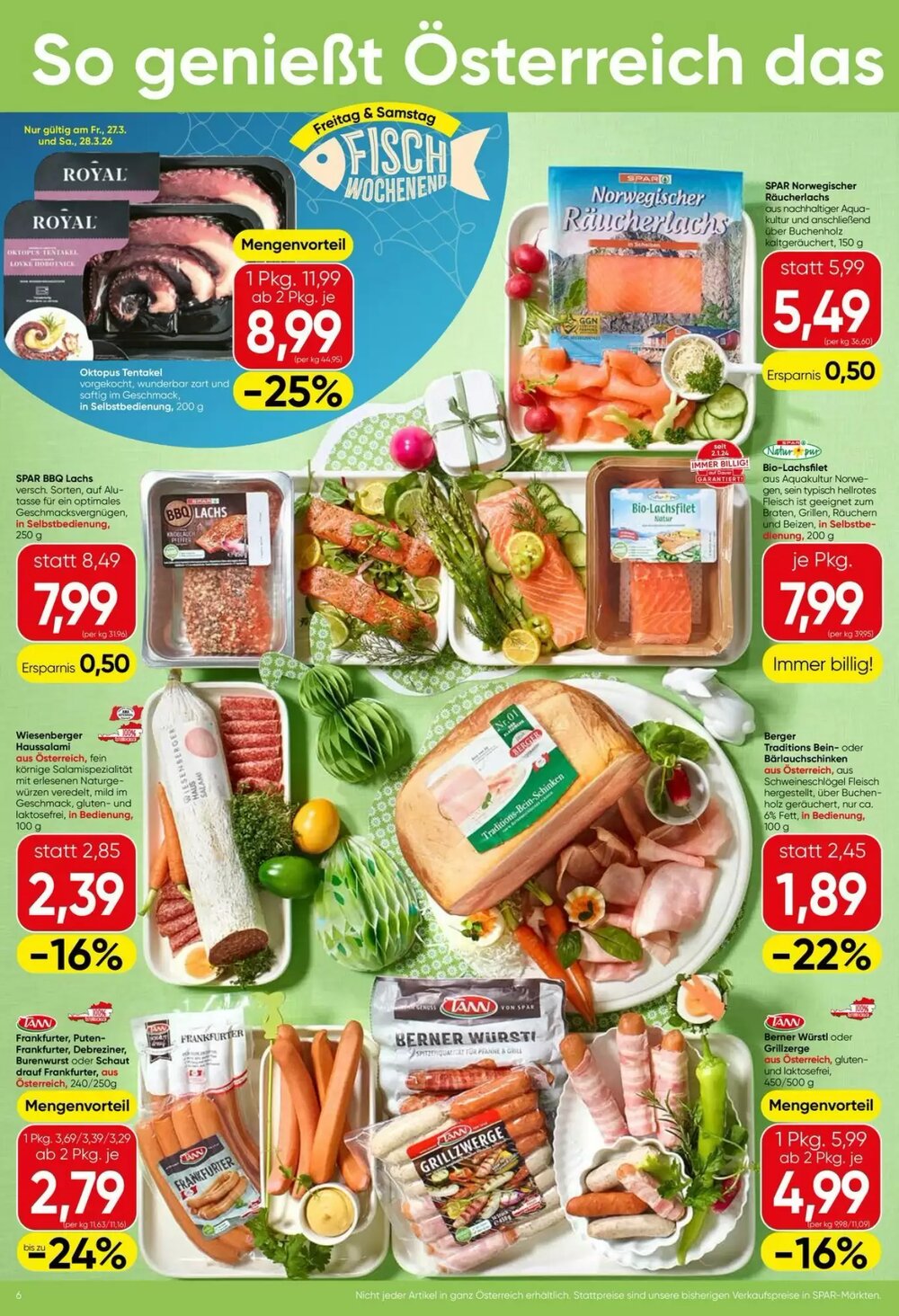 Eurospar Flugblatt (ab 26.03.2026) - Angebote und Prospekt - Seite 6