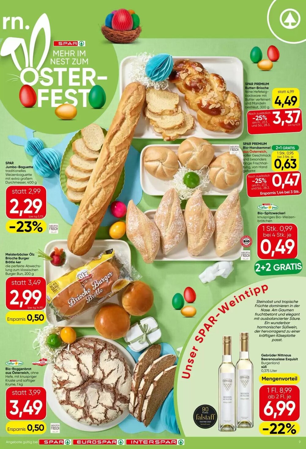 Eurospar Flugblatt (ab 26.03.2026) - Angebote und Prospekt - Seite 9