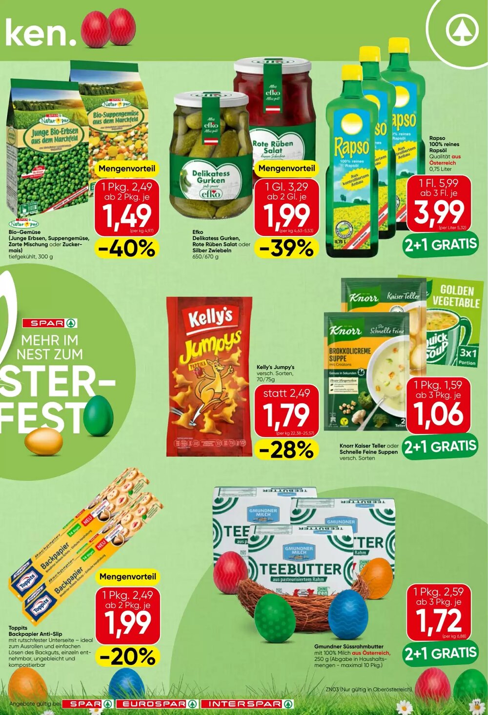 Strasser Markt Flugblatt (ab 26.03.2026) - Angebote und Prospekt - Seite 17