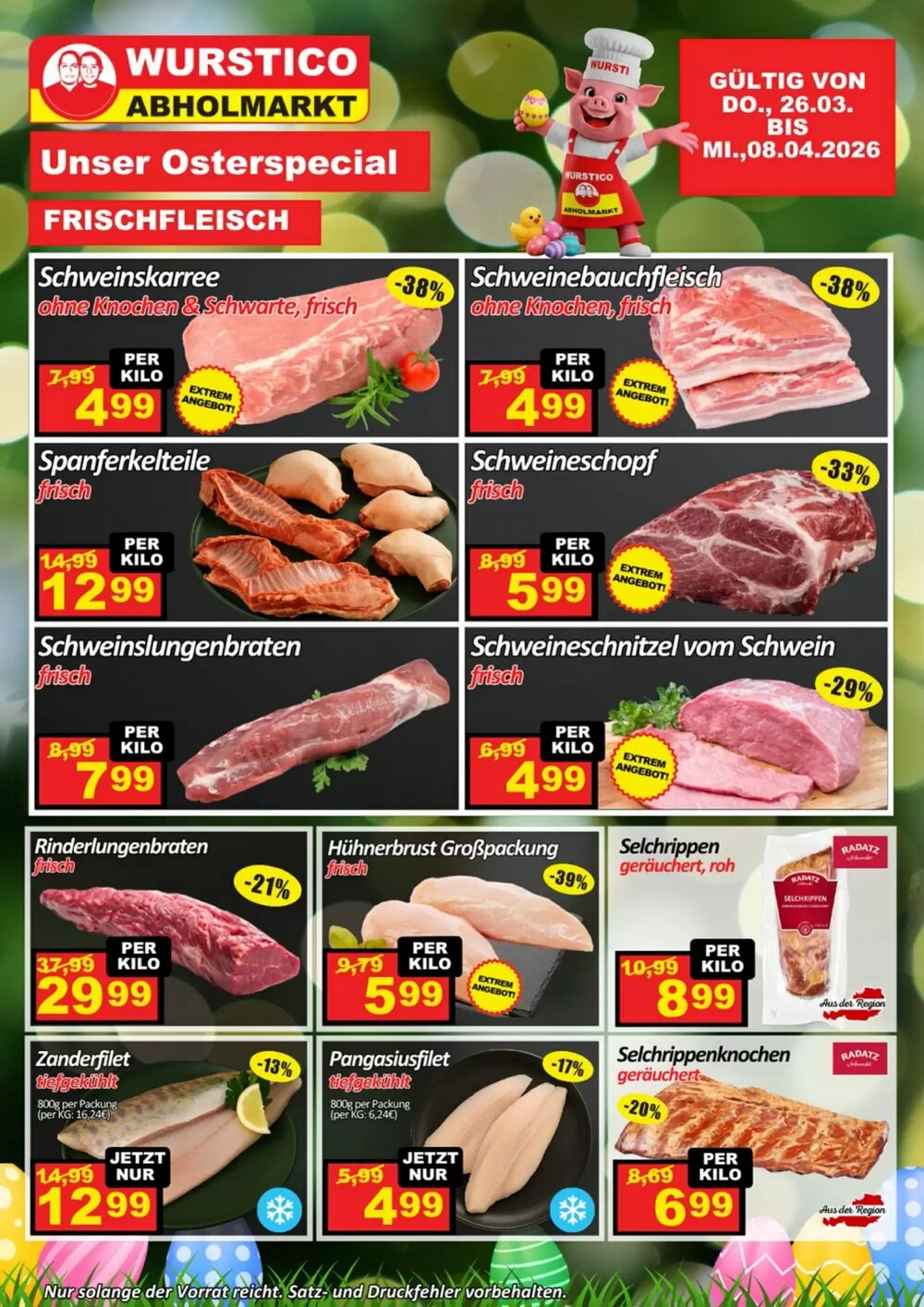 Wurstico Flugblatt (ab 26.03.2026) - Angebote und Prospekt - Seite 1