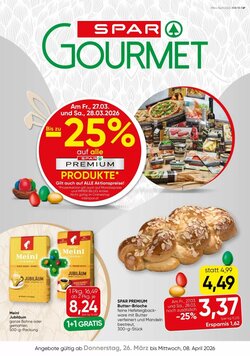 Spar Flugblatt (ab 26.03.2026) - Angebote und Prospekt