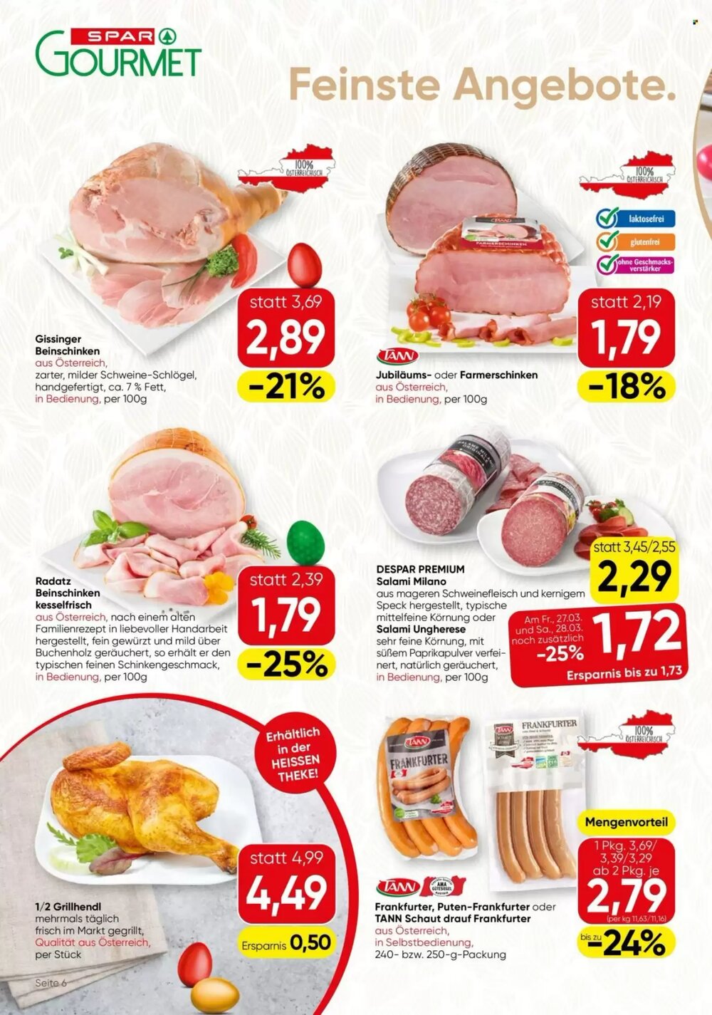 Spar Flugblatt (ab 26.03.2026) - Angebote und Prospekt - Seite 6