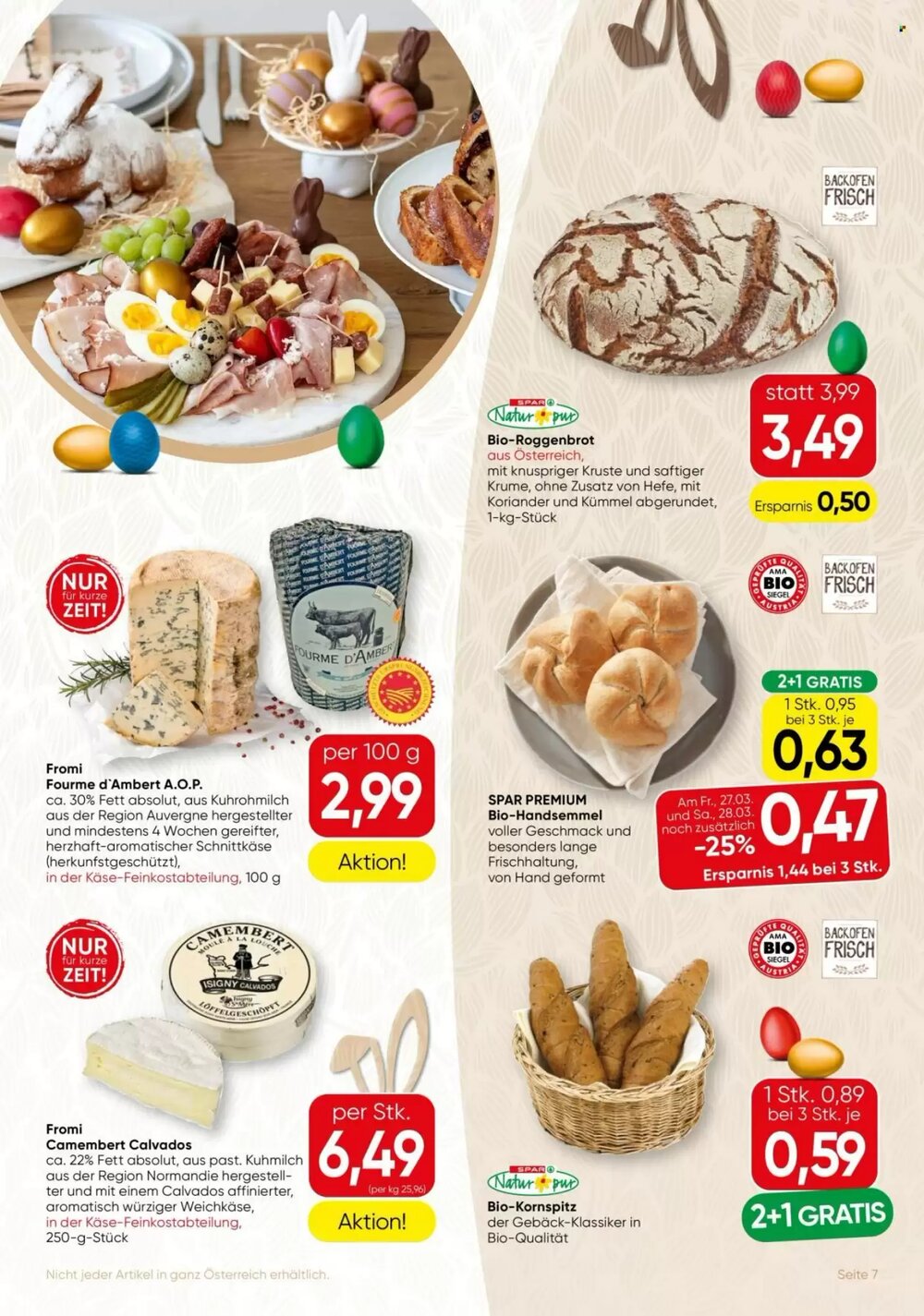 Spar Flugblatt (ab 26.03.2026) - Angebote und Prospekt - Seite 7