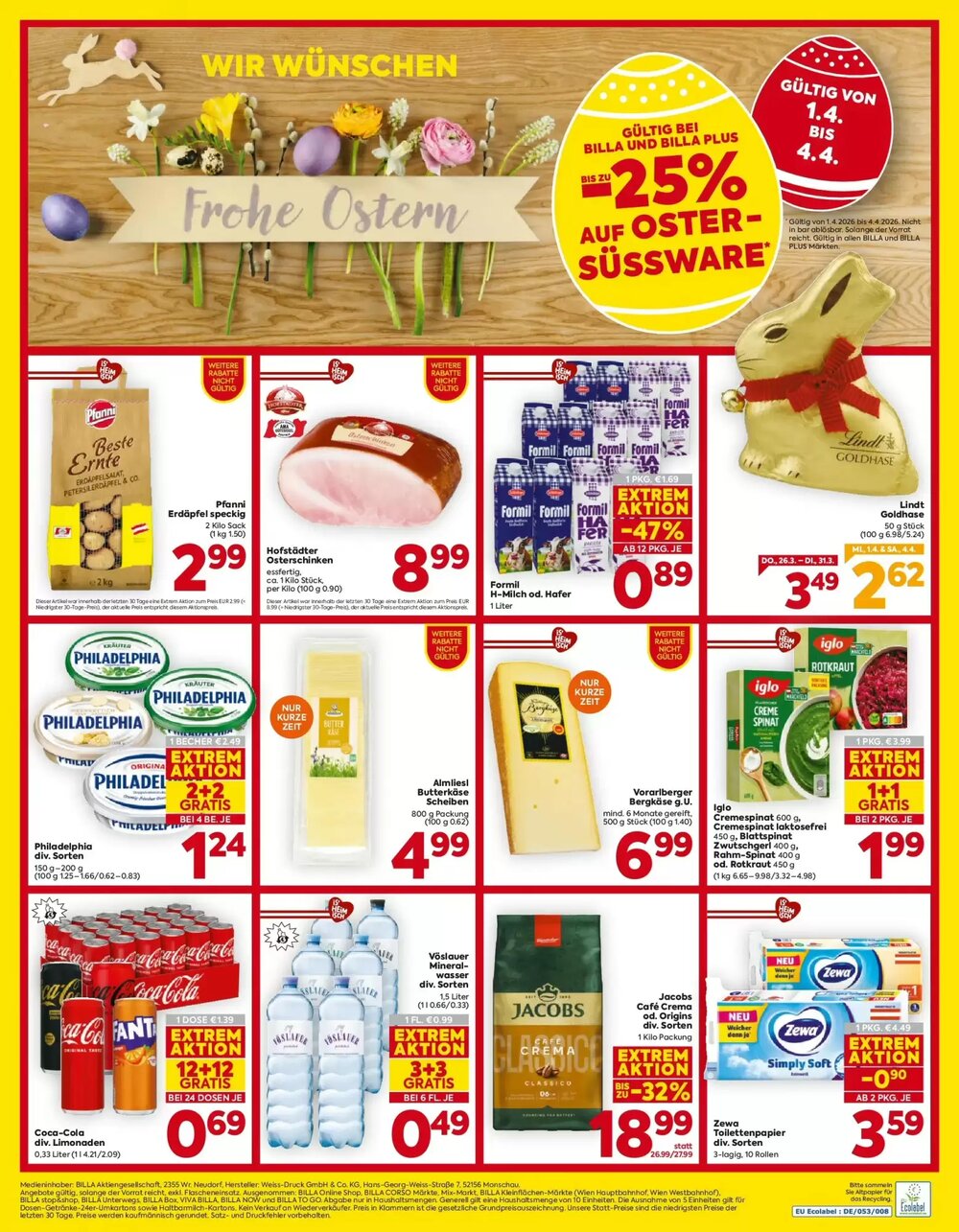 Billa Flugblatt (ab 26.03.2026) - Angebote und Prospekt - Seite 20