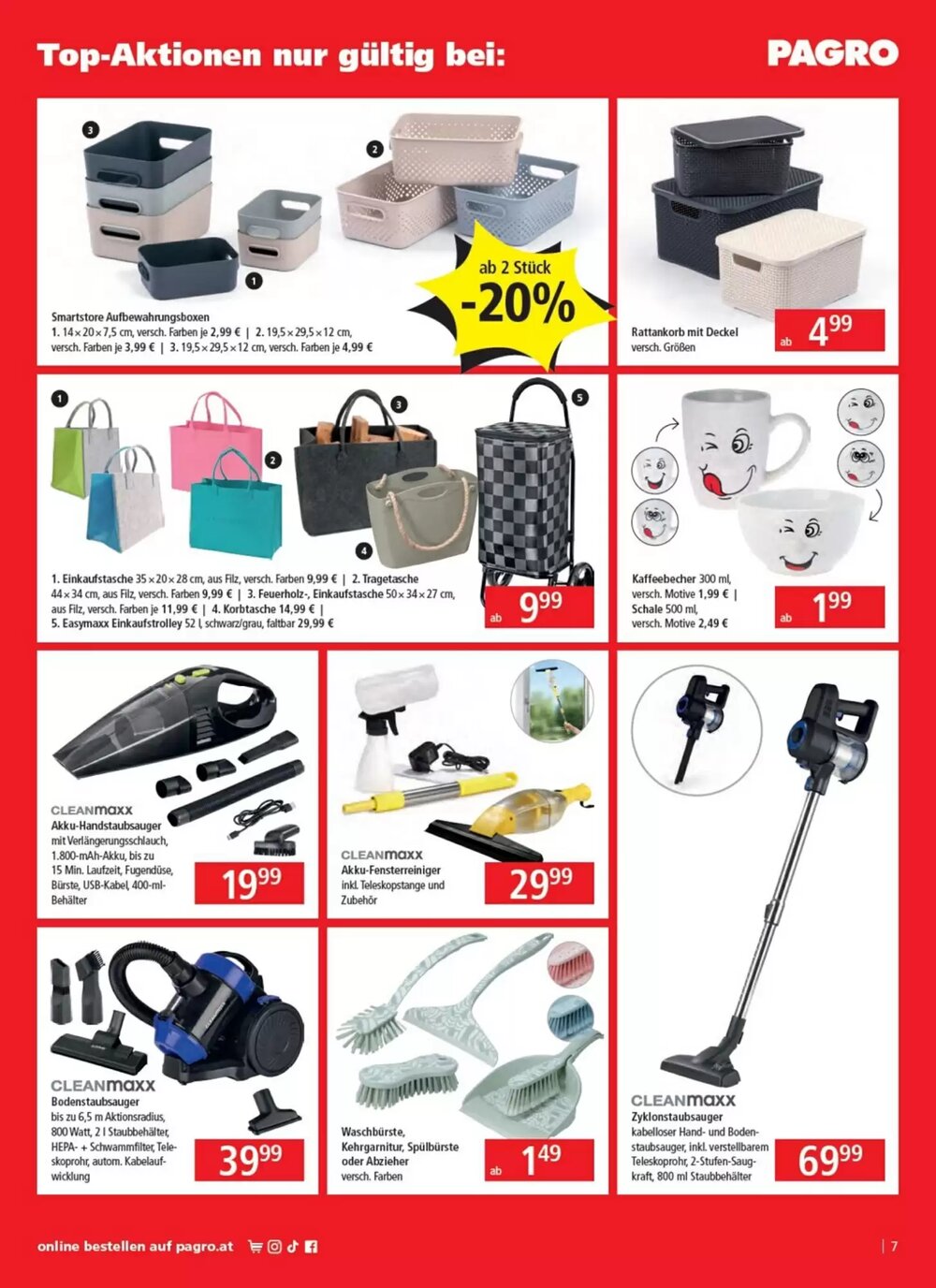 Pagro Diskont Flugblatt (ab 26.03.2026) - Angebote und Prospekt - Seite 7