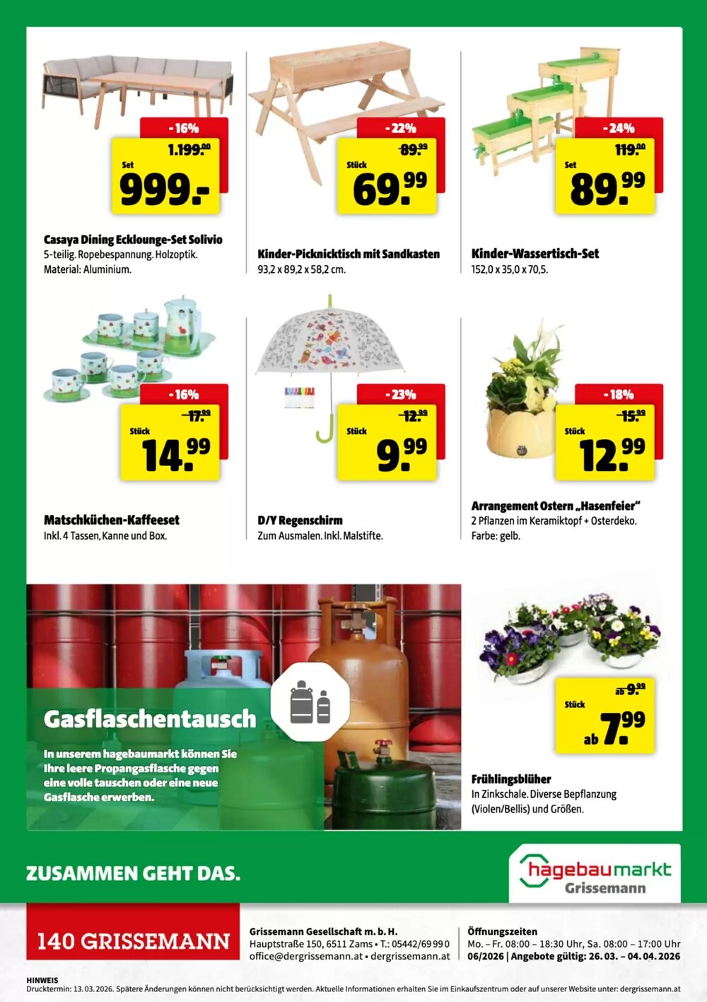 Der Grissemann Flugblatt (ab 26.03.2026) - Angebote und Prospekt - Seite 12