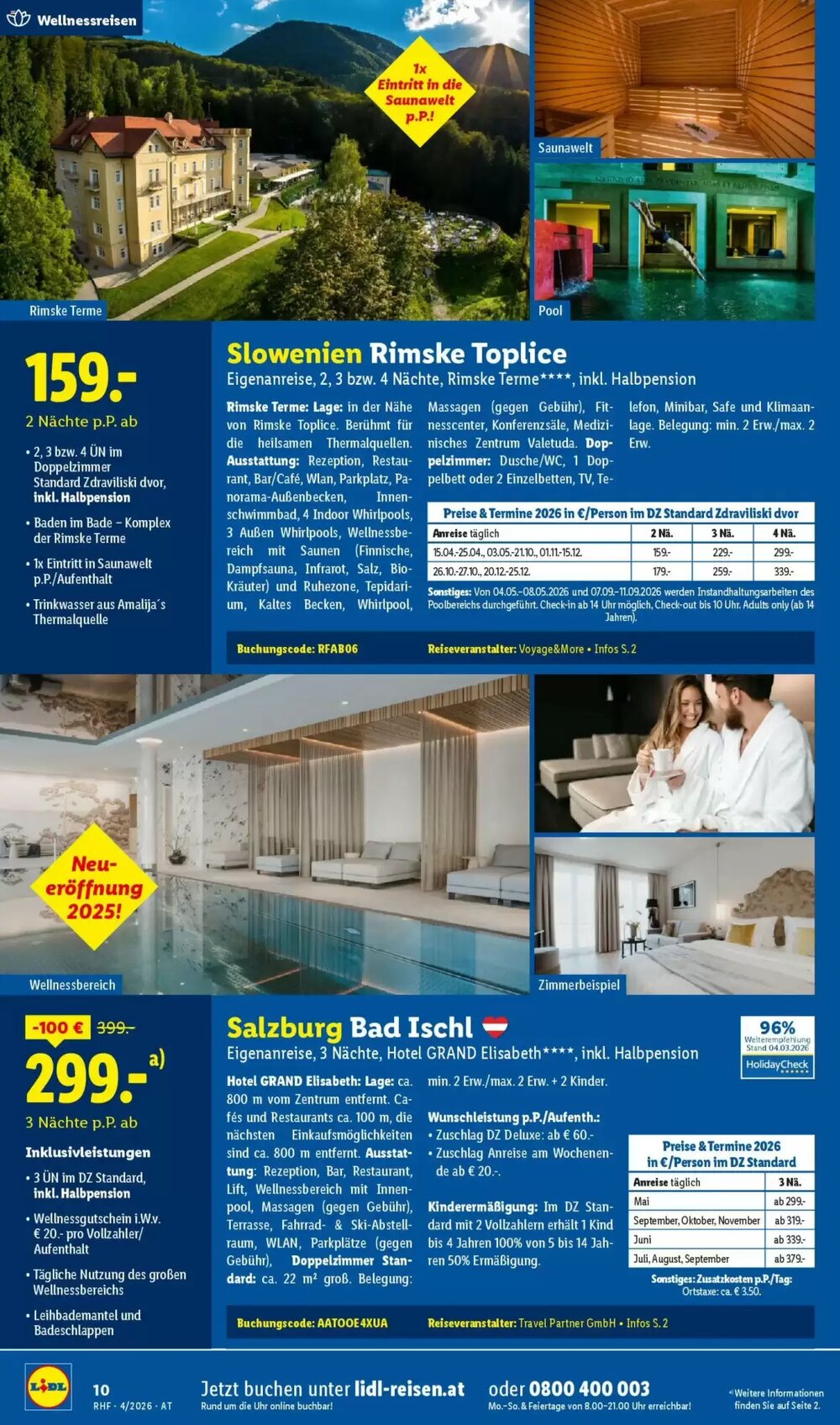 Lidl Reisen Flugblatt (ab 28.03.2026) - Angebote und Prospekt - Seite 10