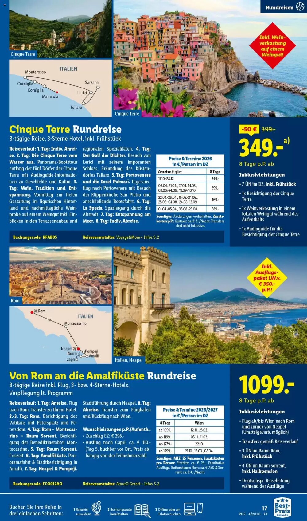 Lidl Reisen Flugblatt (ab 28.03.2026) - Angebote und Prospekt - Seite 17
