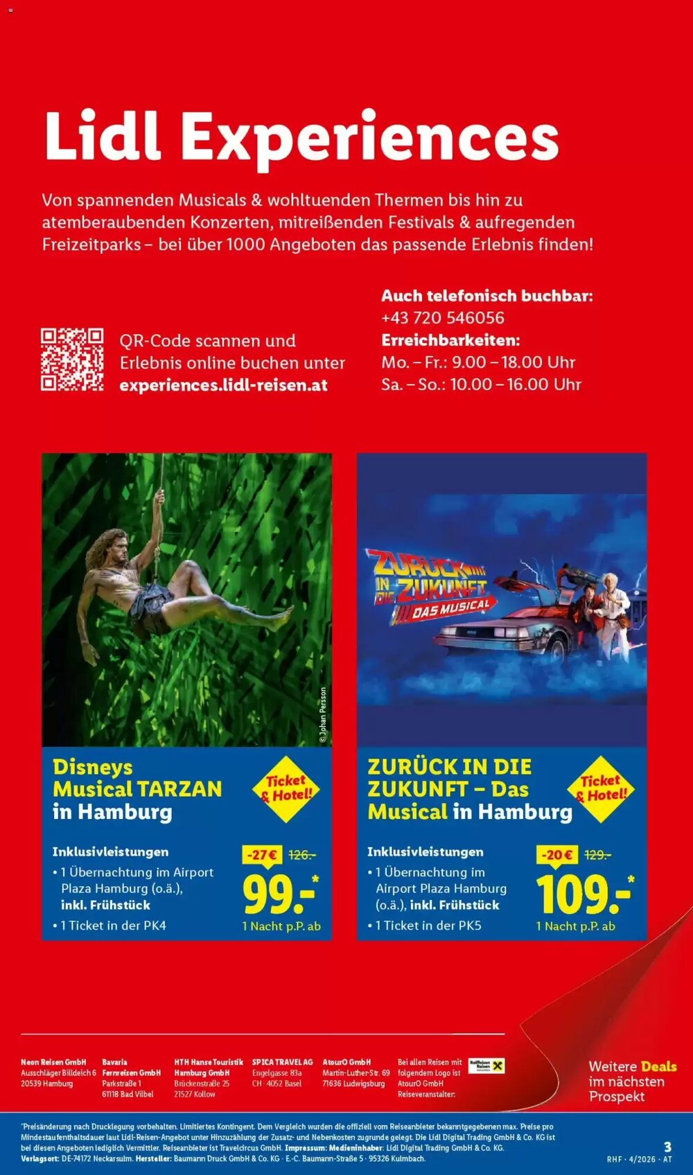 Lidl Reisen Flugblatt (ab 28.03.2026) - Angebote und Prospekt - Seite 3