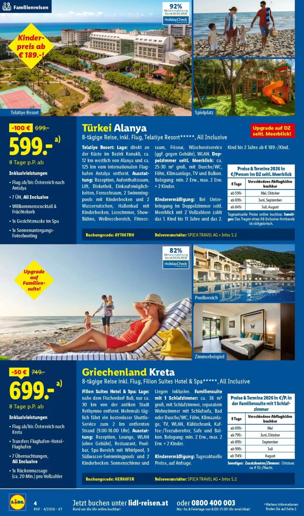Lidl Reisen Flugblatt (ab 28.03.2026) - Angebote und Prospekt - Seite 4