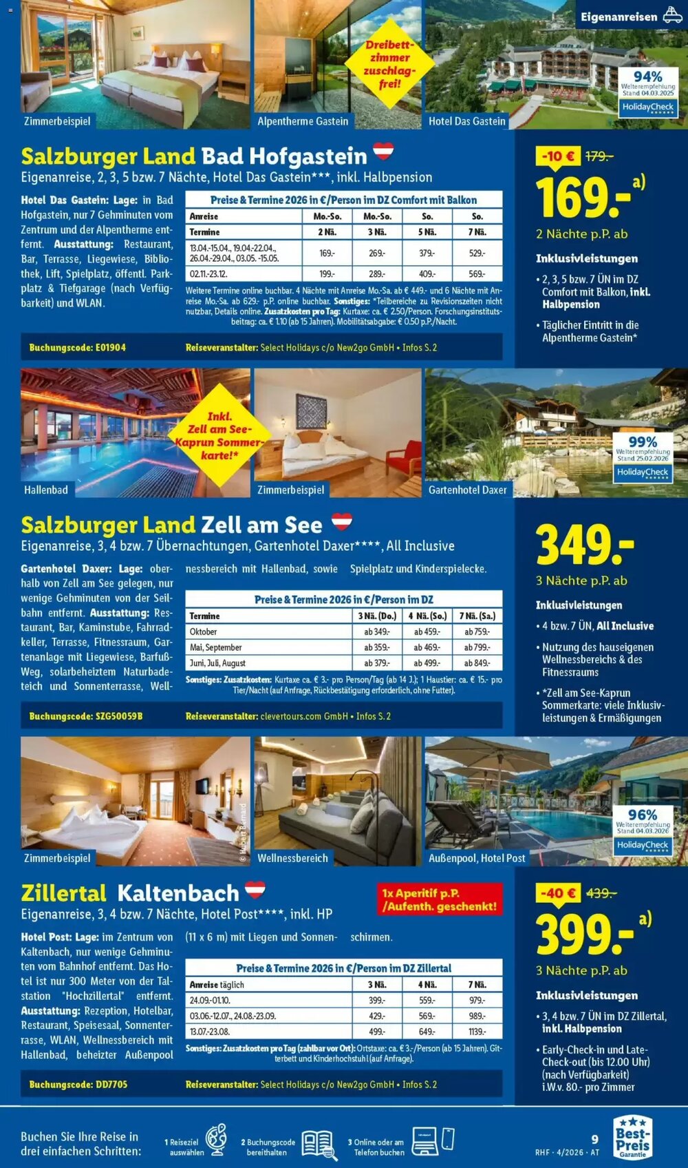 Lidl Reisen Flugblatt (ab 28.03.2026) - Angebote und Prospekt - Seite 9