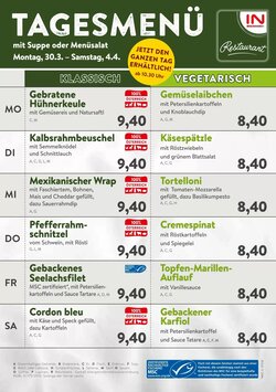 Interspar Restaurant Flugblatt (ab 30.03.2026) - Angebote und Prospekt