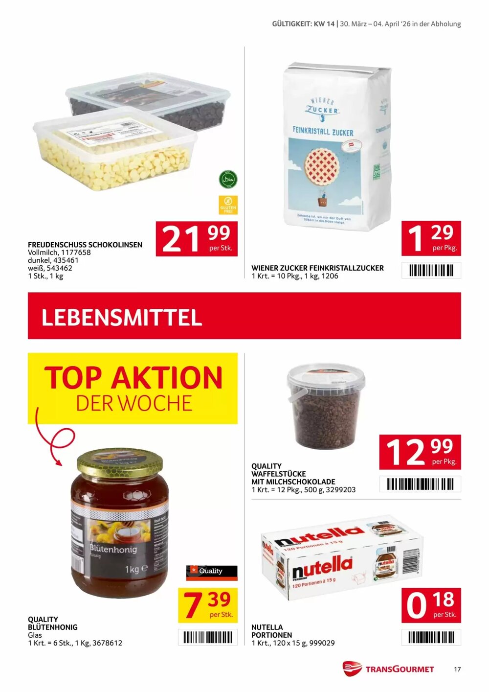 Transgourmet Flugblatt (ab 30.03.2026) - Angebote und Prospekt - Seite 16