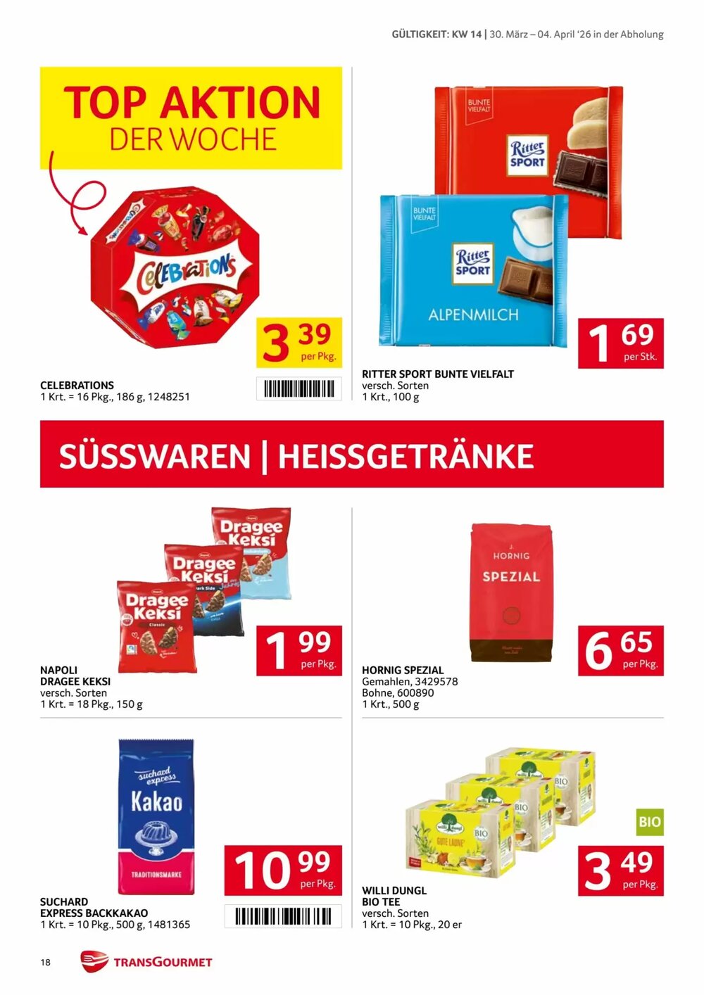 Transgourmet Flugblatt (ab 30.03.2026) - Angebote und Prospekt - Seite 17