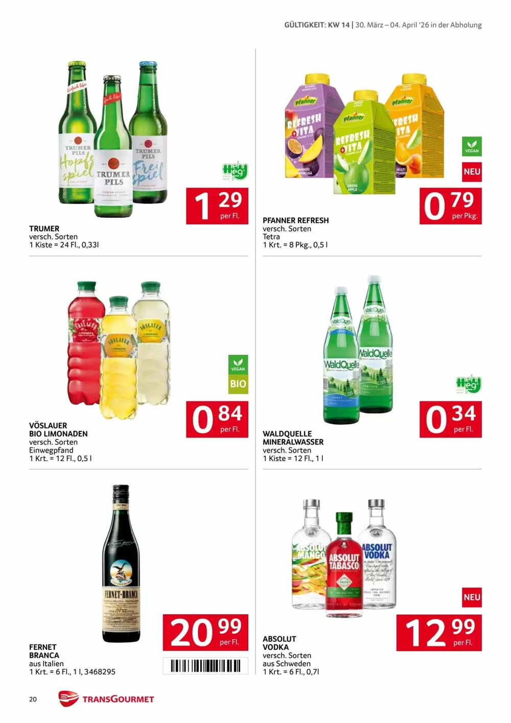 Transgourmet Flugblatt (ab 30.03.2026) - Angebote und Prospekt - Seite 19