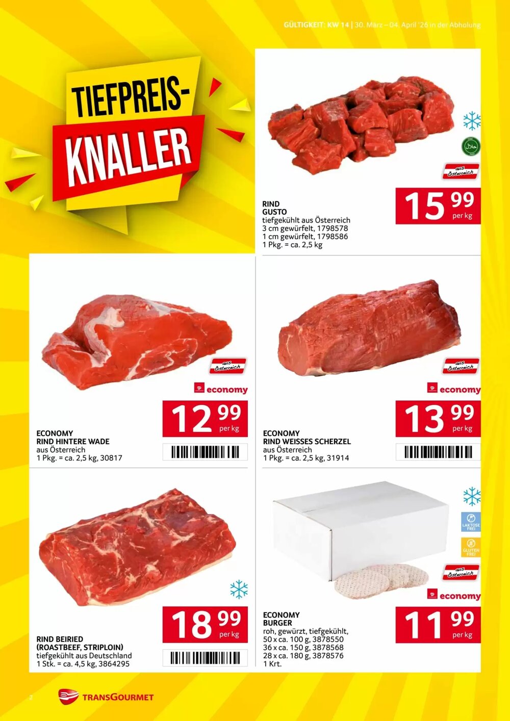 Transgourmet Flugblatt (ab 30.03.2026) - Angebote und Prospekt - Seite 2