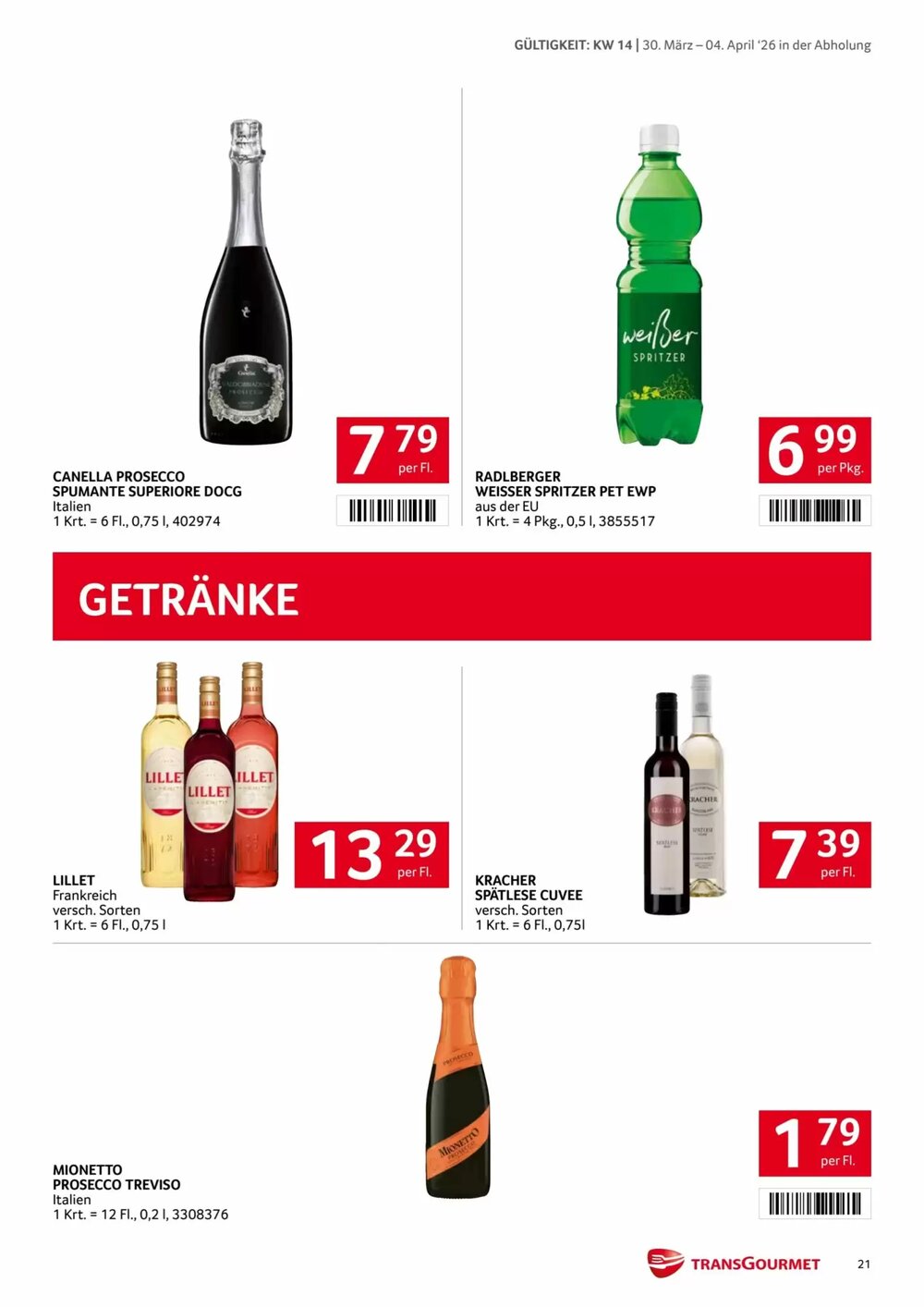 Transgourmet Flugblatt (ab 30.03.2026) - Angebote und Prospekt - Seite 20