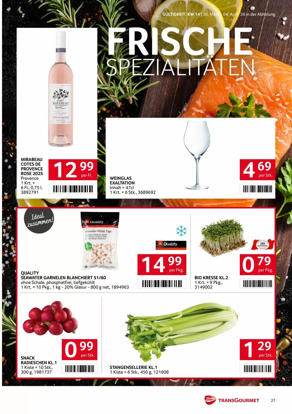 Transgourmet Flugblatt (ab 30.03.2026) - Angebote und Prospekt - Seite 26