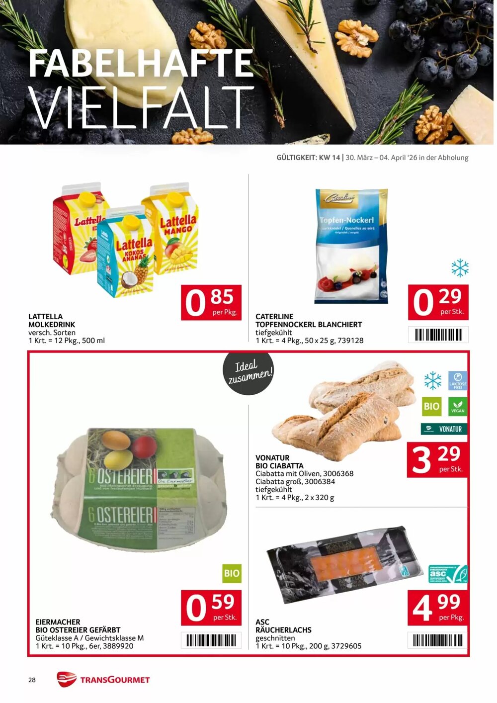 Transgourmet Flugblatt (ab 30.03.2026) - Angebote und Prospekt - Seite 27