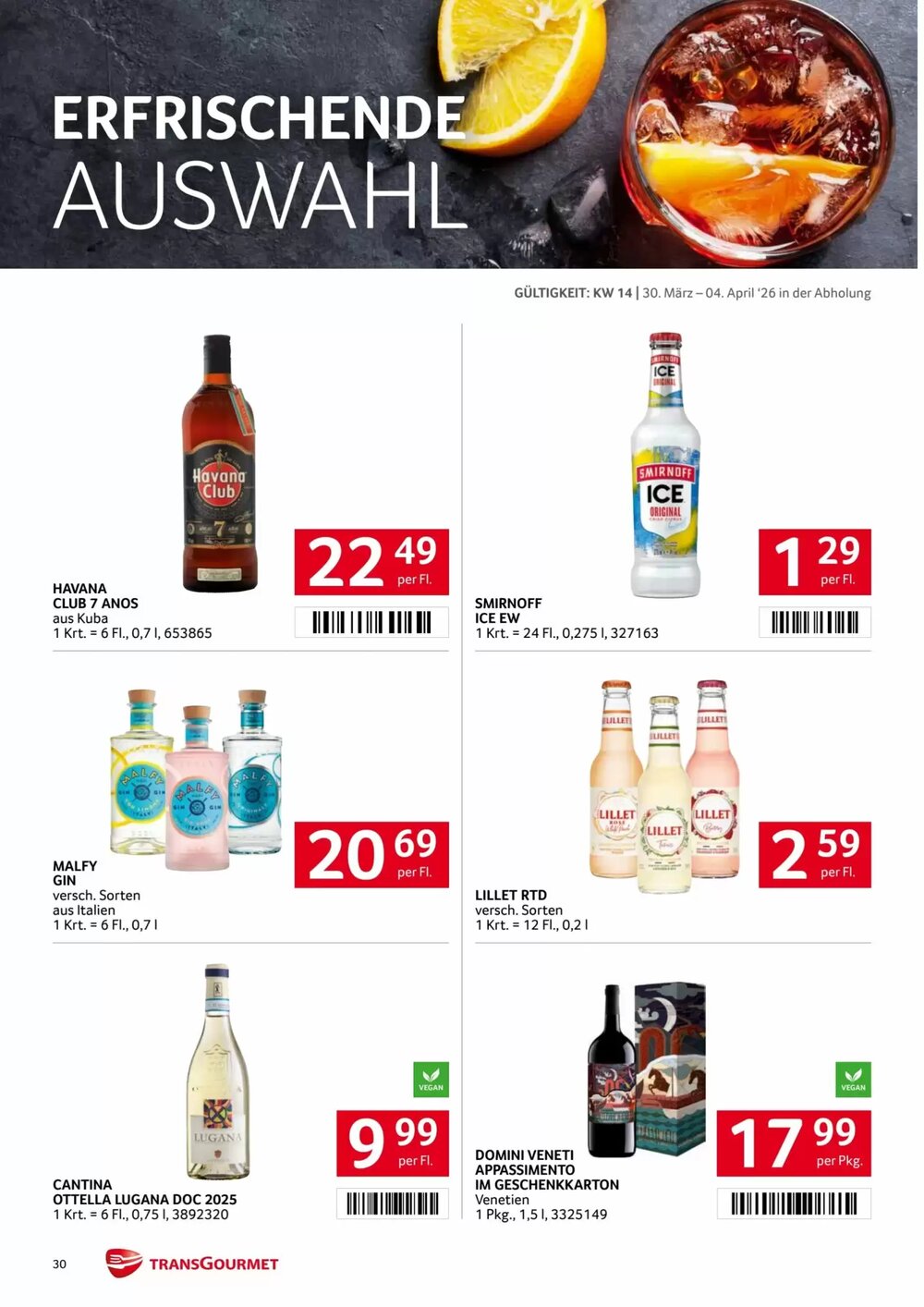 Transgourmet Flugblatt (ab 30.03.2026) - Angebote und Prospekt - Seite 29