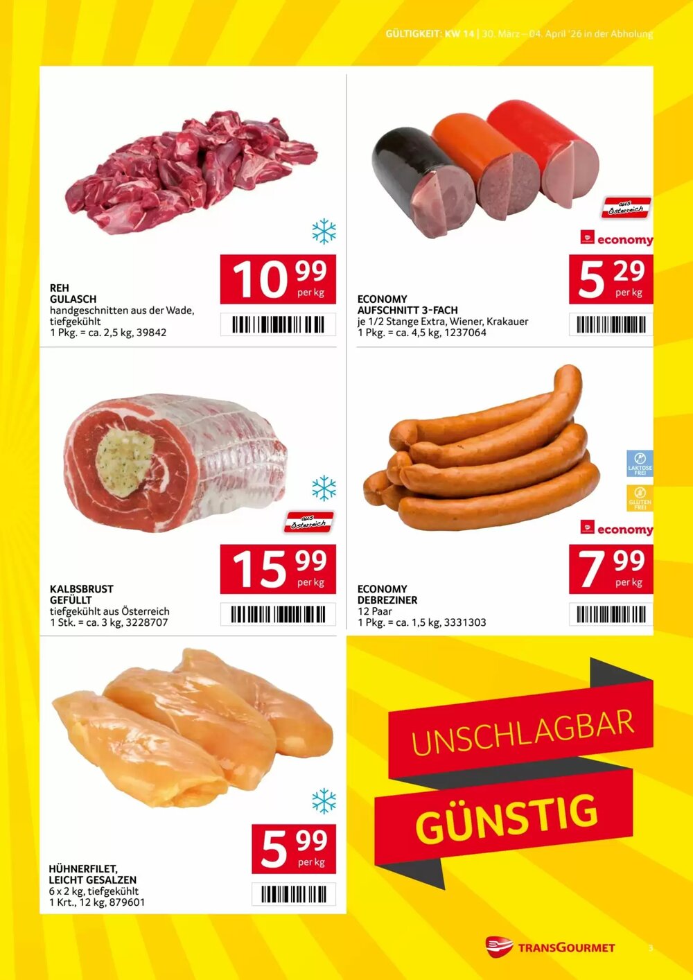 Transgourmet Flugblatt (ab 30.03.2026) - Angebote und Prospekt - Seite 3