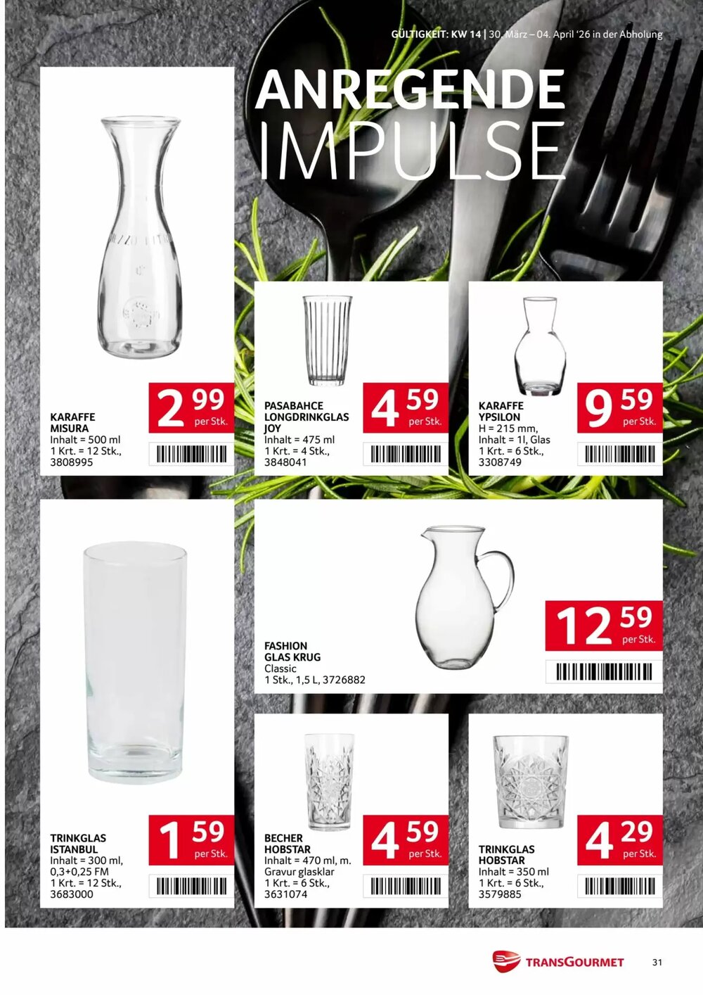 Transgourmet Flugblatt (ab 30.03.2026) - Angebote und Prospekt - Seite 30