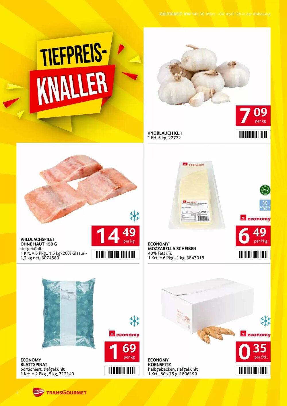 Transgourmet Flugblatt (ab 30.03.2026) - Angebote und Prospekt - Seite 4