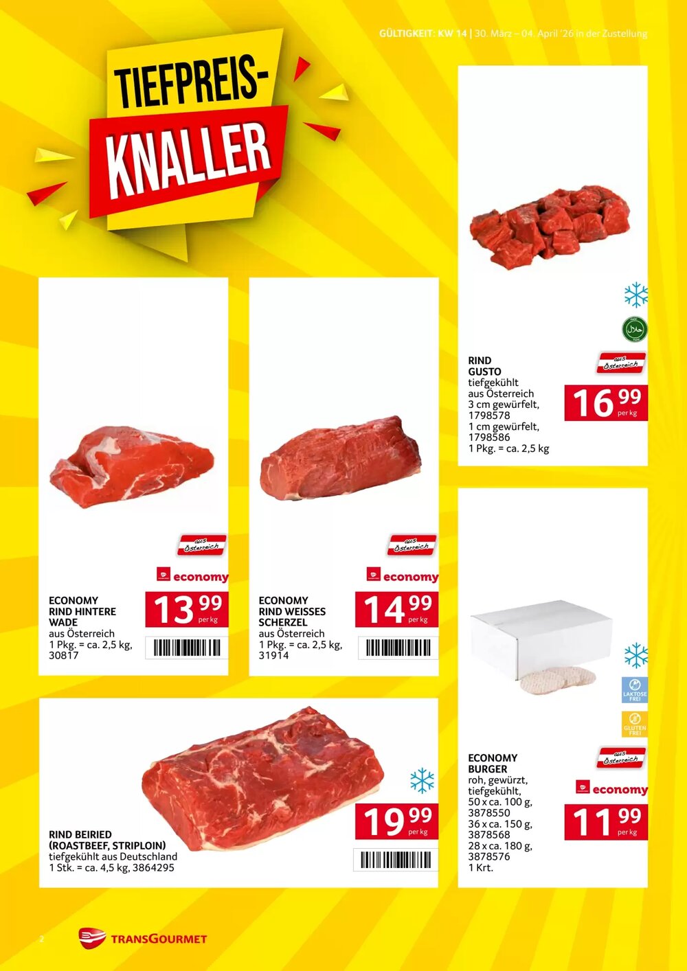 Transgourmet Flugblatt (ab 30.03.2026) - Angebote und Prospekt - Seite 2