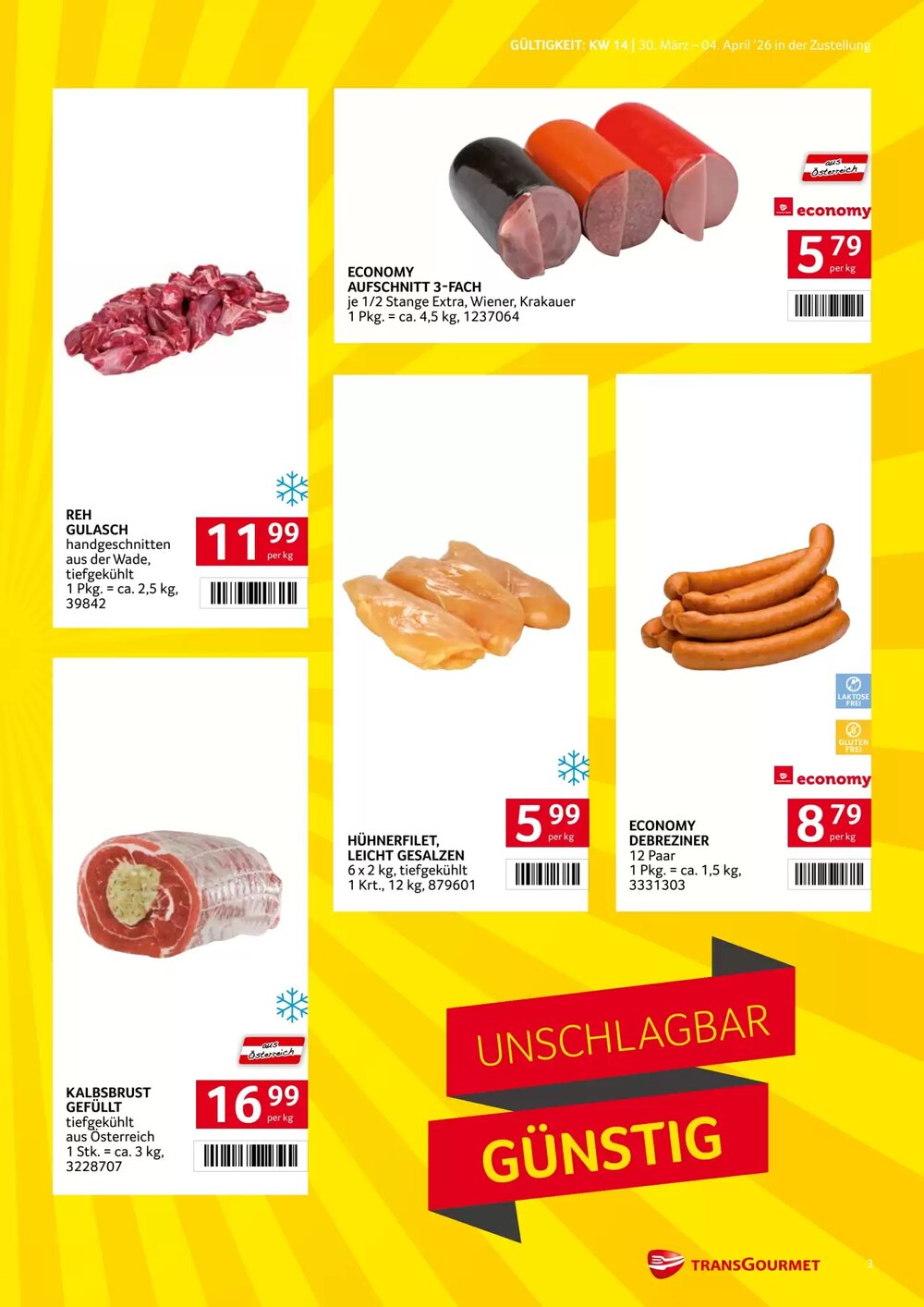 Transgourmet Flugblatt (ab 30.03.2026) - Angebote und Prospekt - Seite 3