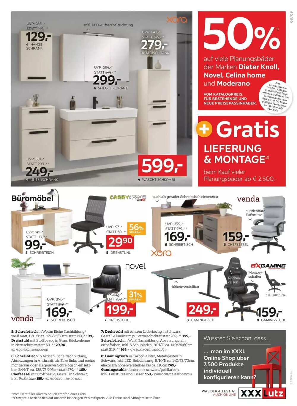 XXXLutz Flugblatt (ab 30.03.2026) - Angebote und Prospekt - Seite 9