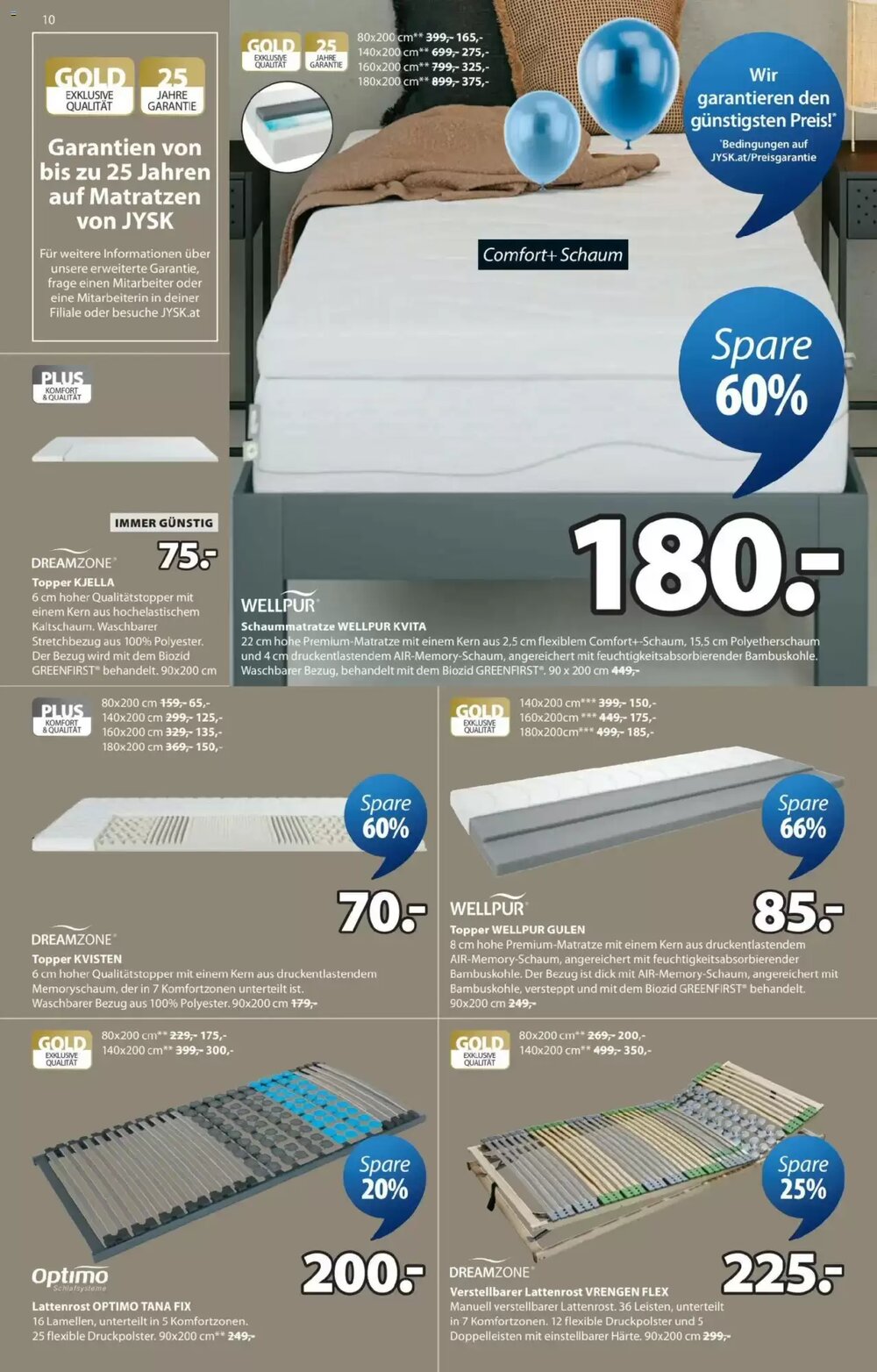 JYSK Flugblatt (ab 30.03.2026) - Angebote und Prospekt - Seite 10