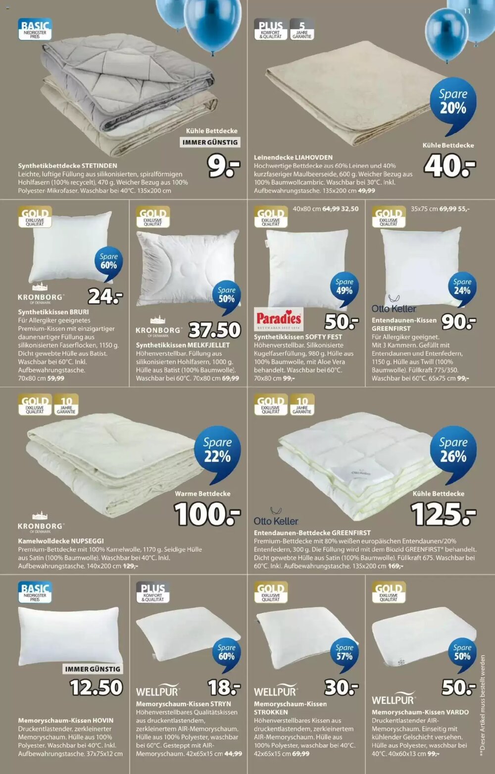 JYSK Flugblatt (ab 30.03.2026) - Angebote und Prospekt - Seite 11