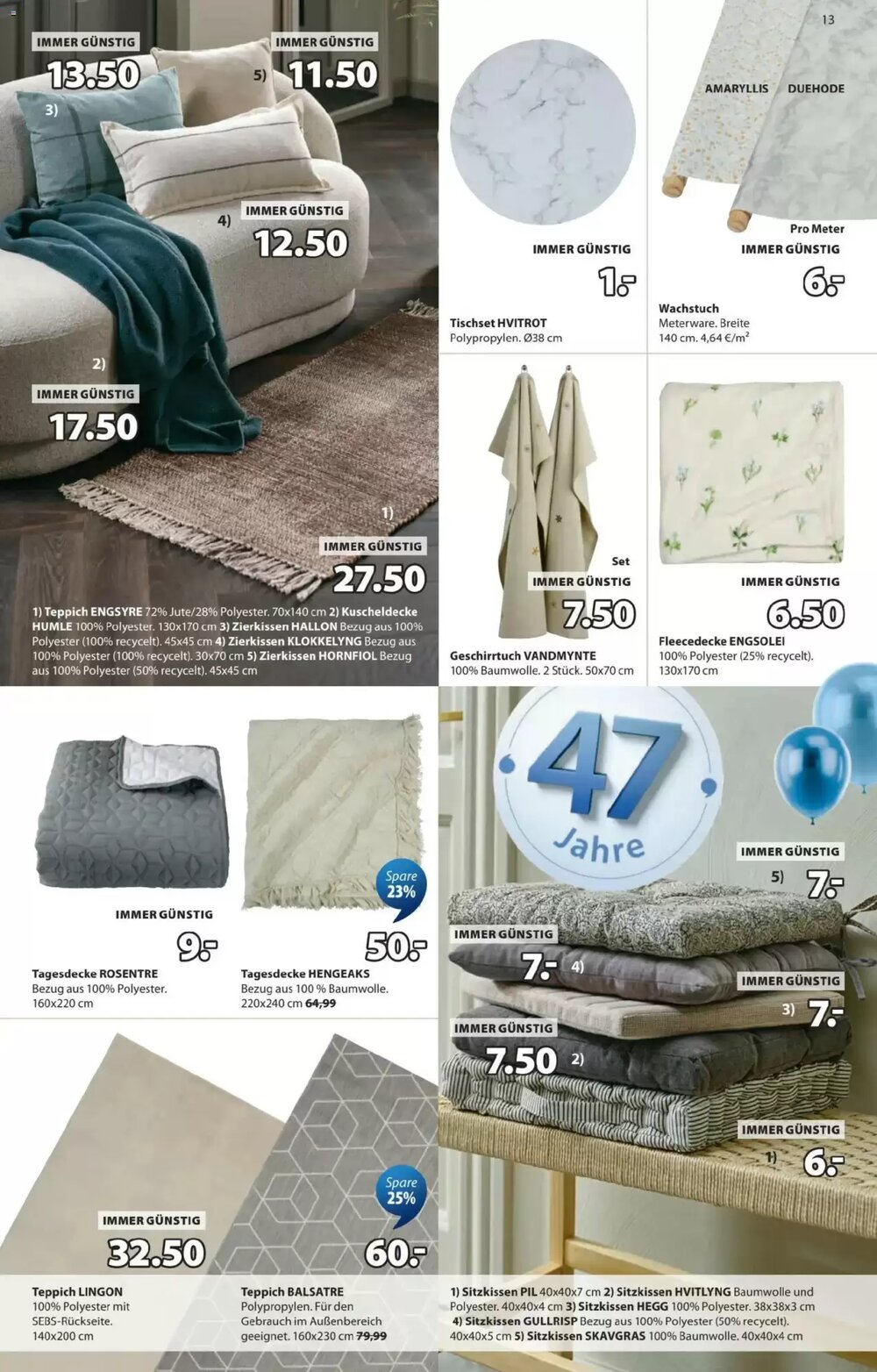 JYSK Flugblatt (ab 30.03.2026) - Angebote und Prospekt - Seite 13