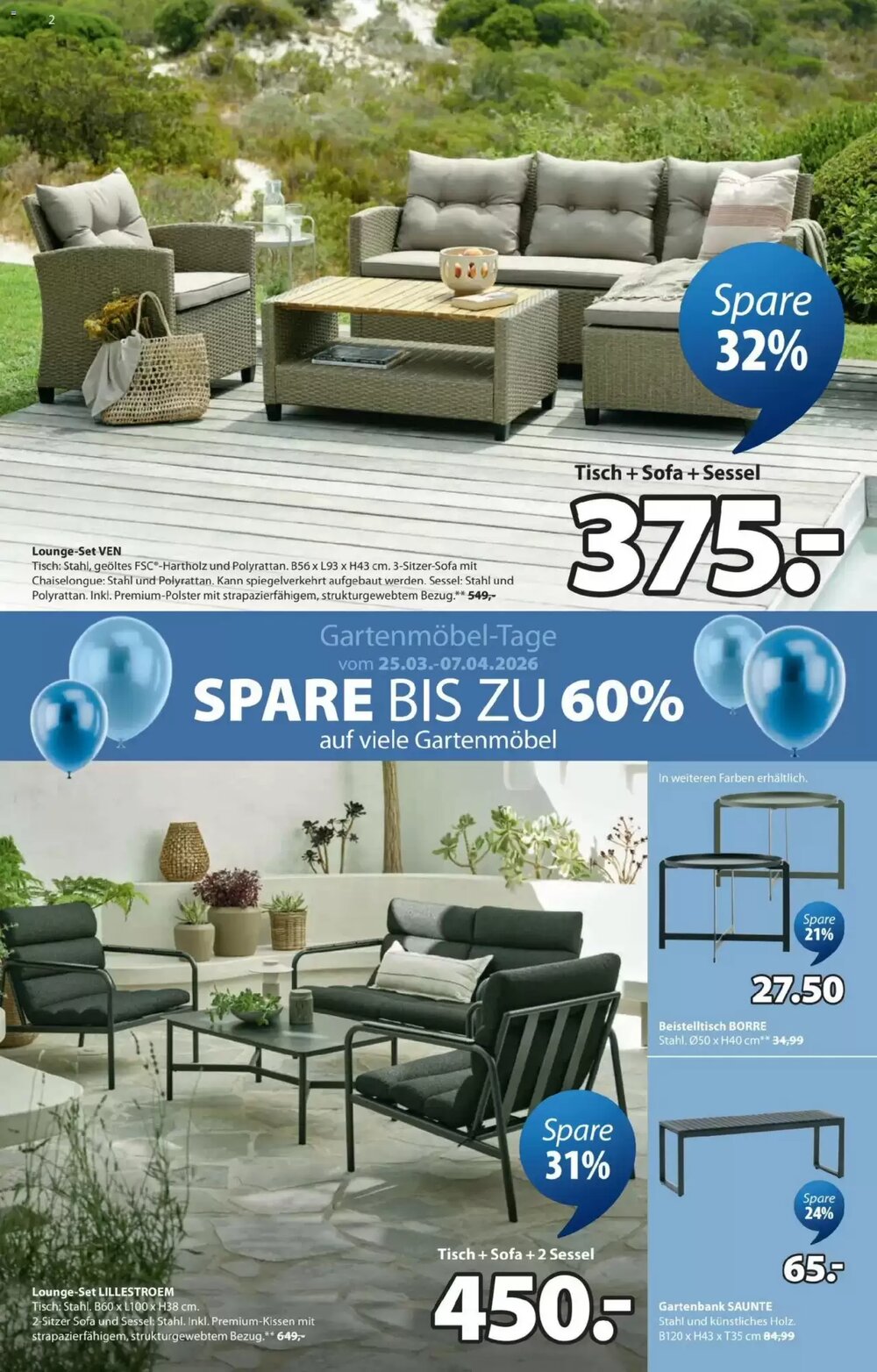 JYSK Flugblatt (ab 30.03.2026) - Angebote und Prospekt - Seite 2