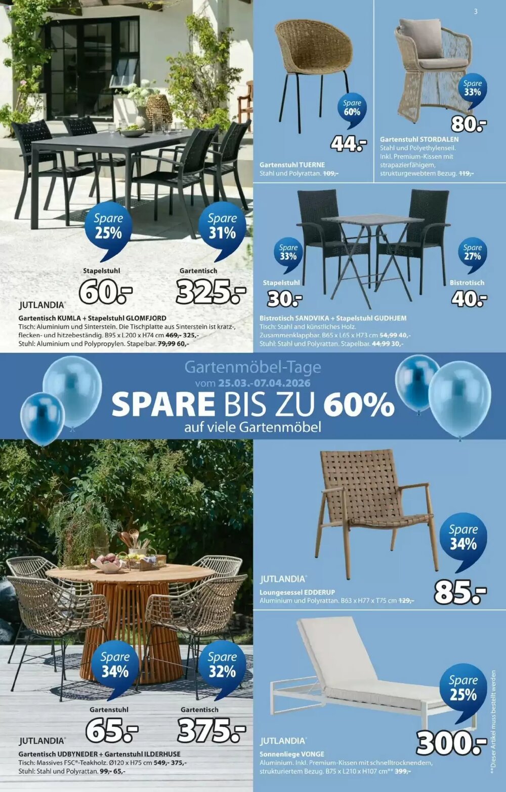 JYSK Flugblatt (ab 30.03.2026) - Angebote und Prospekt - Seite 3