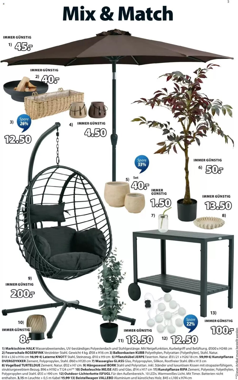 JYSK Flugblatt (ab 30.03.2026) - Angebote und Prospekt - Seite 5